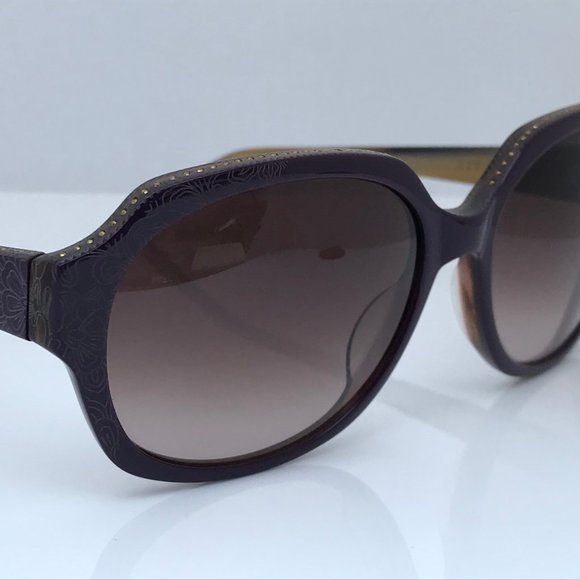 Judith Leiber Women Sunglasses JL1169 Purple Frame - Picture 3 of 16